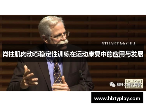 脊柱肌肉动态稳定性训练在运动康复中的应用与发展